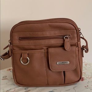 Brown crossbody purse